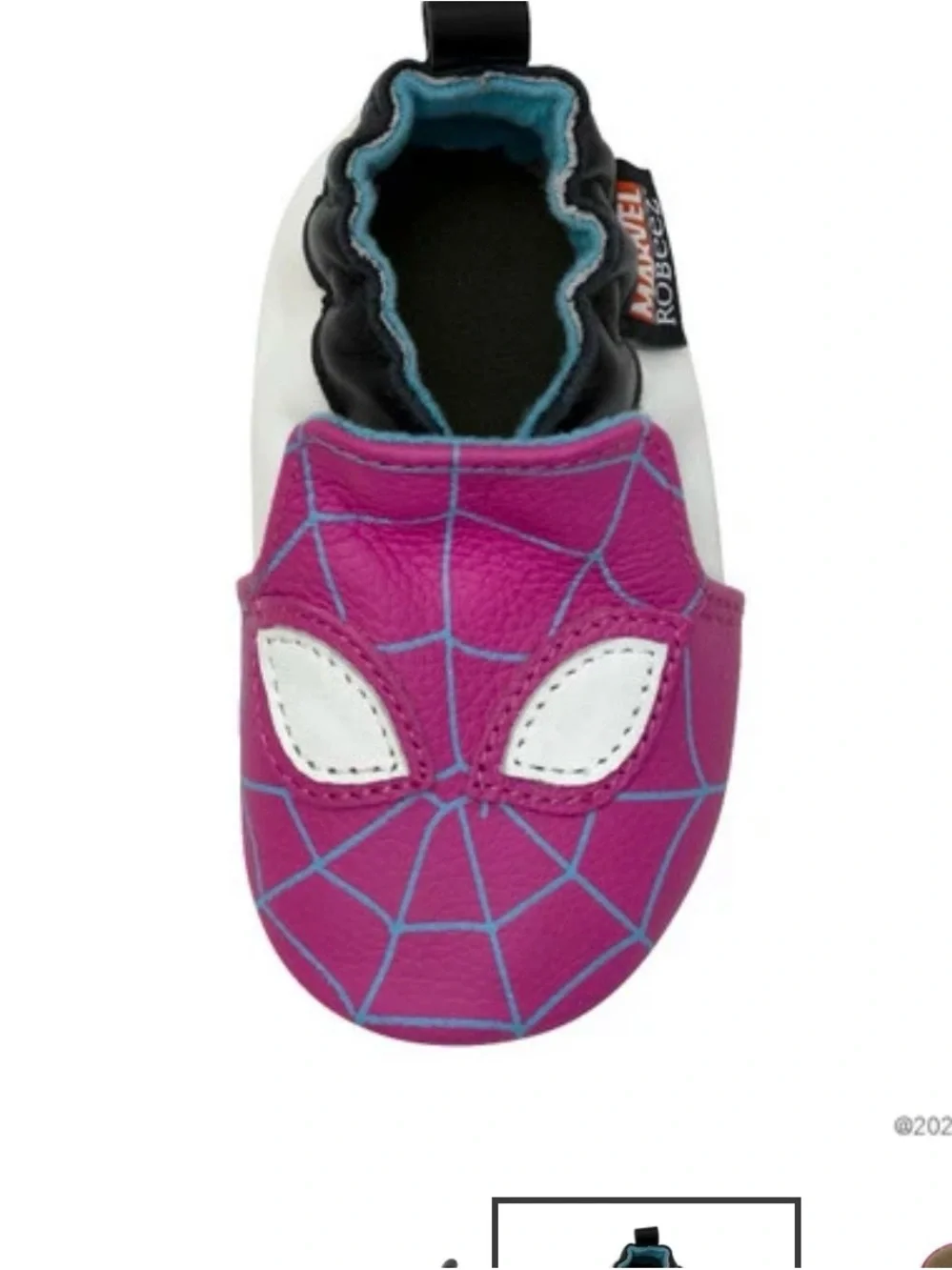 Robeez Spider-Man Magenta Soft Soles Baby Shoes